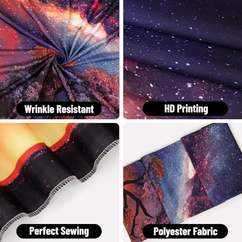 Apdidl Space Galaxy Tapestry Wall Hanging for Bedroom Aesthetic, Nature Starry Night Tree of Life Tapestries, Star Sky Posters Backdrop Decor Wall Tapestry for Men Dorm Living Room Office (51"X60") - color: Galaxy Tree Tapestry, size: 60"L x 51"W