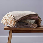 DII Chevron Throw Collection Handloomed Cotton, 50x60, Barn Red - color: Barn Red, size: 50x60"