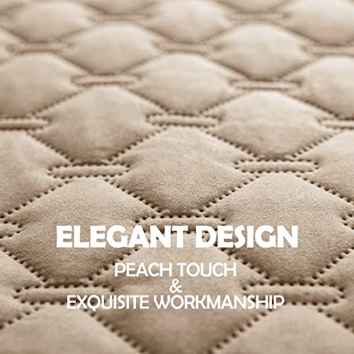 gogobunny 100% Double-Sided Waterproof Dog Bed Cover Pet Blanket Sofa Couch Furniture Protector for Puppy Large Dog Cat, Reversible (30x70 Inch (Pack of 1), Dark Beige/Light Beige) - color: Dark Beige/Light Beige, size: 30x70 Inch (Pack of 1)