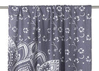 Popular Handicrafts Indian Hippie Bohemian Beautiful Ombre Color Mandala Curtain Panels Grey Silver - color: Grey Silver, size: 38"W x 83"L (Pack of 2)