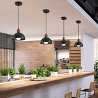 Woven Pendant Light Boho Chandelier, Rattan Pendant Lights Kitchen Island, Farmhouse Pendant Lighting with Hand Woven Wicker Shade, Boho Chandelier Light Fixtures Ceiling Hanging Light - color: 1 pack 7.87 IN