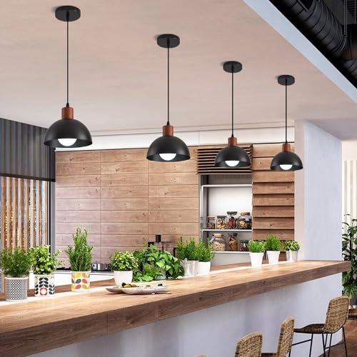 Woven Pendant Light Boho Chandelier, Rattan Pendant Lights Kitchen Island, Farmhouse Pendant Lighting with Hand Woven Wicker Shade, Boho Chandelier Light Fixtures Ceiling Hanging Light - color: 1 pack 7.87 IN