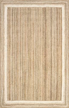 nuLOOM Rikki Coastal Braided Jute Area Rug, 9x12, Off-white - color: Off White, size: 8'6" x 11'6" (Rectangular)