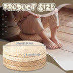 Lineshading 4 Pcs 12 Inch Boho Floor Cushions Classroom Decorations Extra Thick Cattail Grass Corn Double-Layer Flexible Seat Floor Cushions for Classroom Kids Students Learning Daycare School Chair