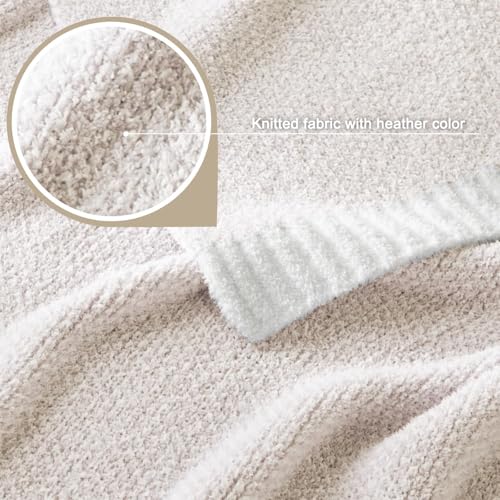 Whale Flotilla Knit Throw Blanket, Ultra Soft Warm Reversible Cozy Decorative Blankets for Couch Sofa and Bed, 50x60 Inch, Camel - color: Camel, size: 50x60 Inch