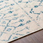 Livabliss Elsie Global Bohemian Area Rug,6'7" x 9',Dark Blue - color: Dark Blue, size: 6'7" x 9' (Rectangular)