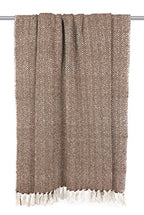 DII Chevron Throw Collection Handloomed Cotton, 50x60, Dark Brown - color: Dark Brown, size: 50x60"