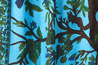 Popular Handicrafts Indian Hippie Bohemian Beautiful Tree of Life Tie Dye Mandala Curtain Panels Tarqouise - color: Tarquoise, size: 38"W x 83"L (Pack of 2)
