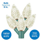 Philips 50 LED Warm White Faceted C9 Lights