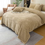 YUSOKI Sherpa Twin XL Blanket-3D Stylish Design Super Soft Fuzzy Cozy Warm Blanket Thick Plush Fluffy Furry Blankets for Teen Girls Women Couch Bed Sofa Chair Men Boys Gift(Tan,65"x90") - color: Tan-(without Pillows), size: Twin XL (65" x 90")