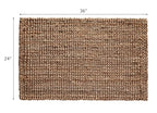 IRONGATE Jute Handspun Area Rug - Premium Jute Handwoven Reversible Chunky Textured Tan Beige Neutral Throw Accent Rug Carpet - Rustic Farmhouse Living Room Bedroom Den Study Décor -24" x 36" Natural - size: 24 x 36 Inch