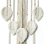 Large Tree of Life Dream Catchers, Macrame Wall Hanging Boho Handmade Woven Dream Catcher Macrame Wall Decor Art for Adults Boys Girls Bedroom Wedding Party Decor, Festival Blessing Gift（Light Beige）