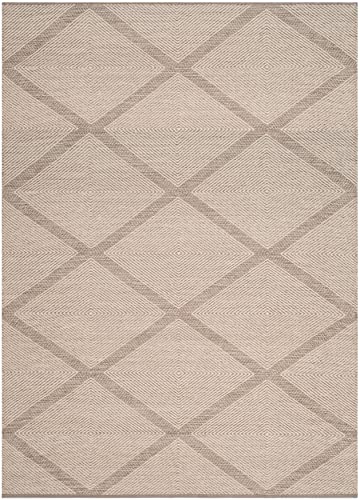 SAFAVIEH Montauk Collection Accent Rug - 4' x 6', Grey, Handmade Cotton, Ideal for High Traffic Areas in Entryway, Living Room, Bedroom (MTK821A) - color: Grey, size: 4' x 6' (Rectangular)