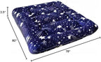MAXYOYO Navy Starry Sky Japanese Floor Futon Mattress, Tatami Mat Portable Camping Mattress Kids Sleeping Pad Foldable Roll Up Floor Lounger Couch Bed, King Size