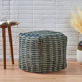 Foamma Pouf Ottoman Teal Blue, 16"x16"x16" - Square Ottoman Foot Rest for Living Room and Bedroom, Pouf Footstool, Foot Rest for Couch, Boho Furniture for Home - color: Teal Blue
