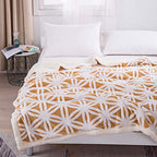 UKELER Yellow Sherpa Fleece Blanket Ultra Plush Lightweight Throw Blankets Cozy Soft Luxury Blanket for Couch Bed 60'' x 50'' - color: C-yellow, size: 50''x60''