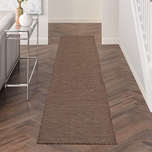 Nourison Home Positano Natural 2'2" x 10' Area Rug - Easy Clean, Non Shedding, Bed Room, Living Room, Dining Room, Kitchen (10' Runner) - color: Natural, size: 2'2" x 10' (Runner)