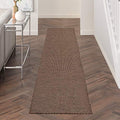 Nourison Home Positano Natural 2'2" x 10' Area Rug - Easy Clean, Non Shedding, Bed Room, Living Room, Dining Room, Kitchen (10' Runner) - color: Natural, size: 2'2" x 10' (Runner)