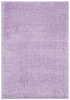 SAFAVIEH August Shag Collection Accent Rug - 2' x 3', Lilac, Solid Design, Non-Shedding & Easy Care, 1.2-inch Thick Ideal for High Traffic Areas in Entryway, Living Room, Bedroom (AUG900V) - color: Lilac, size: 2' x 3' (Rectangular)