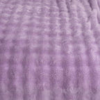 YUSOKI 3D Fleece Bubble Throw Blanket | 380GSM Ultra Soft Fluffy Plush | Non-Shedding Lightweight Cozy Blanket for Couch Sofa Bed | All Season (Lilac Purple,50 * 60inches) - color: Lilac Purple, size: Throw(50" x60")