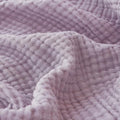 EMME Cotton Muslin Large Throw Blanket Couch Breathable Gauze Soft Lightweight Bed Blankets Adults (Heather Lavender, 50"x70") - color: 11 - Lavender, size: Large Throw (50" X 70")
