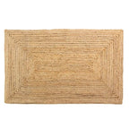 Super Area Rugs Farmhouse Jute Braided Rug - Reversible Natural Fiber- Eco Friendly Rug for Living Room - Kitchen - Dining Room Hand Woven, Natural, Rectangle 5' X 7' - color: Natural, size: 5' x 7' (Rectangular)