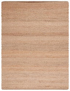 SAFAVIEH Natural Fiber Collection Area Rug - 9' x 12', Natural, Handmade Farmhouse Fringe Jute, Ideal for High Traffic Areas in Living Room, Bedroom (NF731A) - size: 9' x 12' (Rectangular)