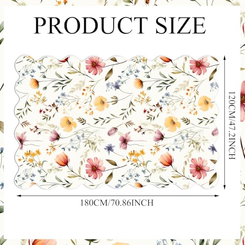 Drydiet Boho Area Rugs Cute Sweet Throw Rugs Aesthetic Soft Bedroom Carpet for Living Room Dining Playroom Nursery Family Indoor Dorm (Wildflower) - style: Wildflower