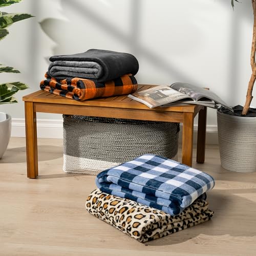 PAVILIA Black Ombre Fleece Throw Blanket for Couch Sofa Bed, 50x60 - color: Gradient - Black, size: 50 x 60 Inches - Throw