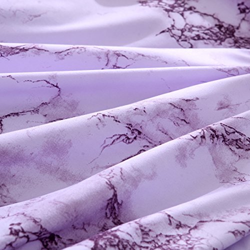 Feelyou Twin Bedding Duvet Cover Set Grape Reversible Marble Luxury Microfiber Lightweight Down Comforter Quilt Cover with Zipper Closure Best Organic 2PCS - color: Multi 45, size: Twin