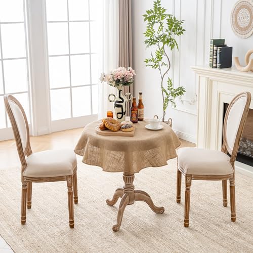 Shatex Burlap Rug 5x7ft, Handmade Braided 100% Natural Jute Rug for Bedroom & Living Room, Off-White - color: Off-white, size: 5' x 7' (Rectangular)