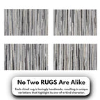 Ramanta Home Hand Woven 100% Cotton Rag Rug 3'x5' - Charcoal, Recycled Rugs, Boho Farmhouse Rugs for Living Room, Dinning Room, Kitchen, Entryway, Bedroom Rug - 36"x60" - color: Charcoal, size: 3 x 5 feet
