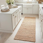 SAFAVIEH Natural Fiber Collection Runner Rug - 2'6" x 8', Natural, Handmade Jute, Ideal for High Traffic Areas in Living Room, Bedroom (NF459A) - size: 2'6" x 8' (Runner)