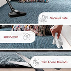 Nuloom Daniela Blue, 6' x 9', Handmade, Jute, Tassel, Soft and Textured, High Traffic, Stain Resistant, Easy Clean, Durable Area Rug for Bedroom, Living Room, Dining Space, Foyer, Entryway - color: Blue, size: 6' x 9' (Rectangular)