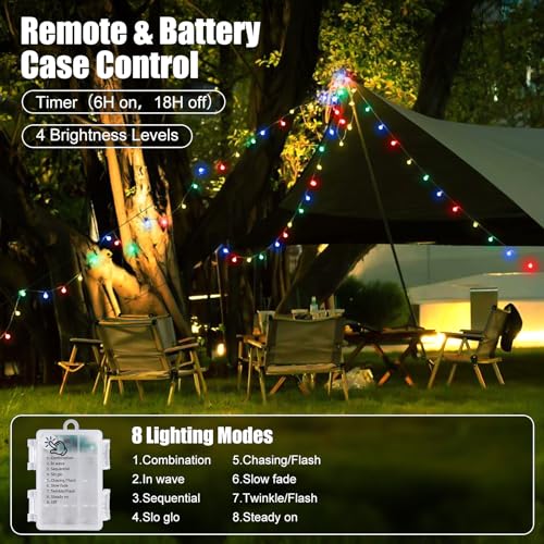 Globe String Lights Battery Operated - 21 Feet 60 Led Twinkle Fairy Lights, 8 Modes with Remote Mini Globe Lights for Indoor Outdoor Bedroom Party Wedding Garden Christmas Tree Decor, Multicolor - color: Multicolor, size: 1 Pack