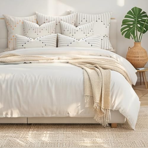 Boho Throw Pillow Covers 18x18 Set of 2,Soft Resistant Washable Outdoor | Yellow Textured Woven Cotton Decorative Cushion Covers with Hidden Zipper,RV Couch Sofa Bed Patio Beach, Coastal Decor - color: Yellow, size: 18" x 18" (Pack of 2)
