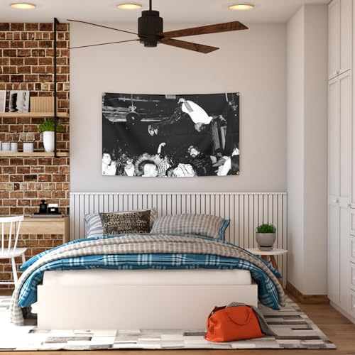 BYADKOA- Playboi Carti Die Lit Album Cover Flag Banner Aesthetic Decorative Durable Man Cave Wall tapestry with 4 Brass Grommets 3x5 Feet Flag Suitable For Indoor And Outdoor Decorate for College Dorm