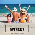 Giant Turkish Beach Towel Boho Beach Throw Blanket Anti Resistant Sand Free Quick Dry Lightweight Sandless Cloud Hawaii Honeymoon Travel Essentials Xl Big Huge Jumbo Women Summer Vacation Gift - color: Grey, size: Giant Large 82''x88''