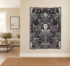 Pure Country Weavers Monster Dracula Blanket - Fantasy Gift - Tapestry Throw Woven from Cotton - Made in The USA (72x54) - color: Monster Dracula, size: 72x54