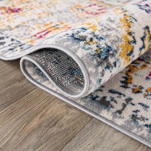Rugshop Vintage Distressed Bohemian Area Rug 2' x 3' Gray - color: Grey, size: 2' x 3' (Rectangular)
