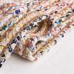 SAFAVIEH Area Rug 2x3 - Cape Cod Collection - Beige & Multi, Handmade Jute & Cotton, Woven Braided Design (CAP202B) - color: Beige/Multi, size: 2' x 3' (Rectangular)