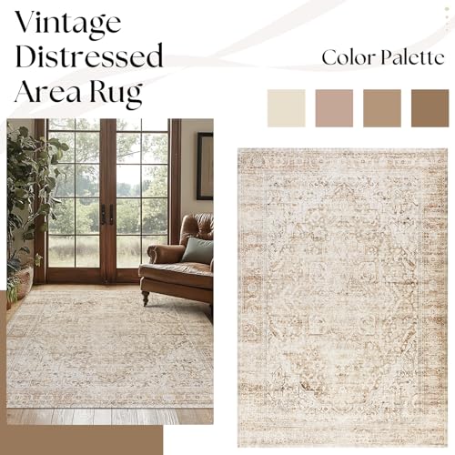 Tan Brown and Beige 3x5 Small Entryway Area Rug Indoor for Front Door Entry Way,Washable Non Slip Ultra Thin Modern Farmhouse Neutral Boho Door Mat Entrance - color: Tan Beige, size: 3' x 5' (Rectangular)