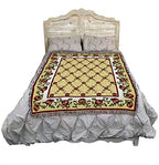 Pure Country Weavers Apple Season Blanket - Garden Floral Gift Tapestry Throw Woven from Cotton - Made in the USA (72x54) - color: Apple