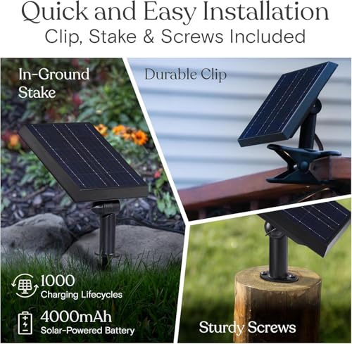Brightech Ambience Pro Solar Powered Outdoor String Lights -27 ft Commercial Grade Waterproof Edison Patio Lights, Shatterproof LED String Lights for Outside, Porch - 12 Bulbs, 1W Soft White - color: Bright, size: 27 Feet