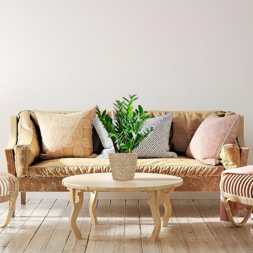 Hemoton Rattan Planter Basket Wicker Plant Flower Pot 8.7 Inch Seagrass Woven Indoor Planter for Home Decor and Succulent Plants