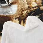 Feelyou Camo Deer Fleece Throw Blanket Twin 60"x80" Kids Western Deer Hunting Plush Blanket Boys Camo Moose Sherpa Blanket Camouflage Deer Hunting Fuzzy Blanket - color: Multi 122302, size: Twin