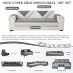 VClife Modern Couch Cover, Non Slip Dog Sofa Cover, Gray, 35.4" x 35.4" | Pet-friendly Sofa Covers, Scratch-resistant, Waterproof, Non Slip That Stay Firmly In Place, Durable and Machine Washable - color: 01# Gray, size: 35.4" x 35.4"