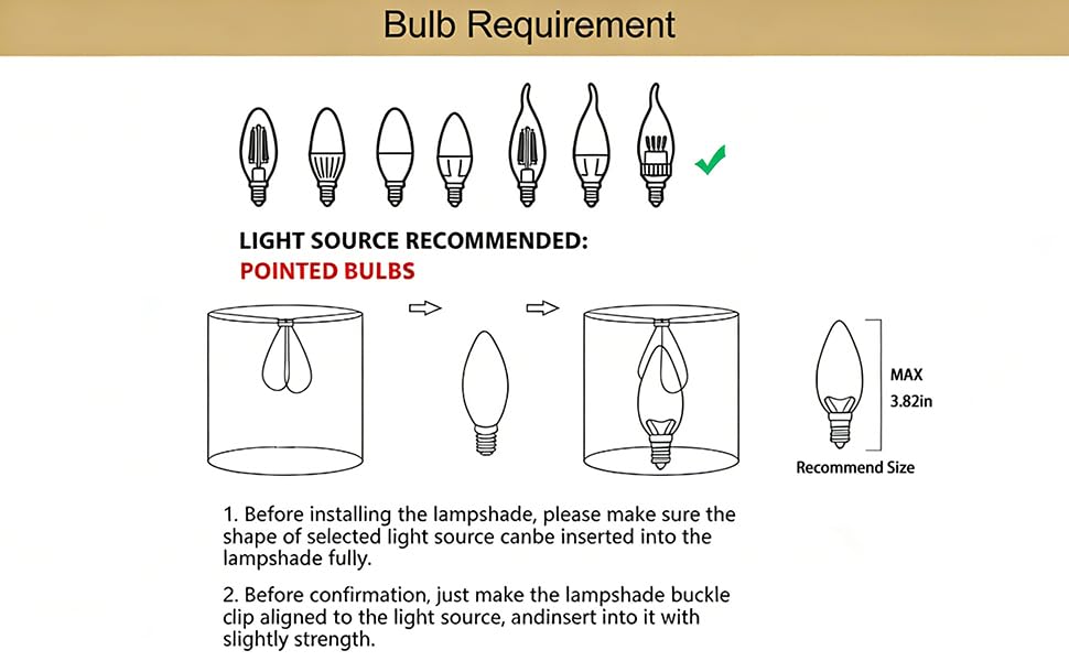 3PCS Chandelier Lamp Shades,Rattan Lamp Shade Clip-on Rattan hanging lamp Shade,Natural Touch Hand Woven Lampshade for Chandeliers, Pendants, Wall Sconces, 3.9 x 5.6 x 5.4 in