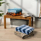 PAVILIA Teal Blue Ombre Fleece Throw Blanket for Couch Sofa Bed, 50x60 - color: Gradient - Sea Blue, size: 50 x 60 Inches - Throw