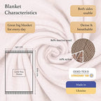 LYHome Merino Wool Blanket - Warm Throw for Cold Weather, Warmest Travel Outdoor Camping Blankets, Picnic Army and Military Throws, Comforter Soft & Cozy (55" x 79" Pink with White Rhombus) - color: Pink With White Rhombus